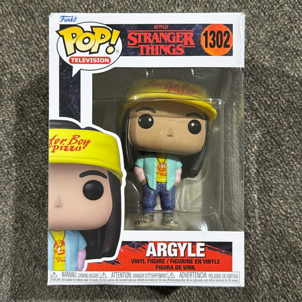 Stranger Things Funko Pop Argyle